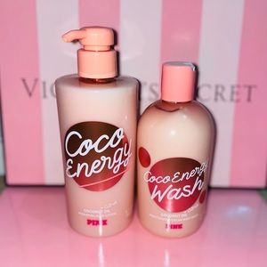 Coco energy bodywash & lotion